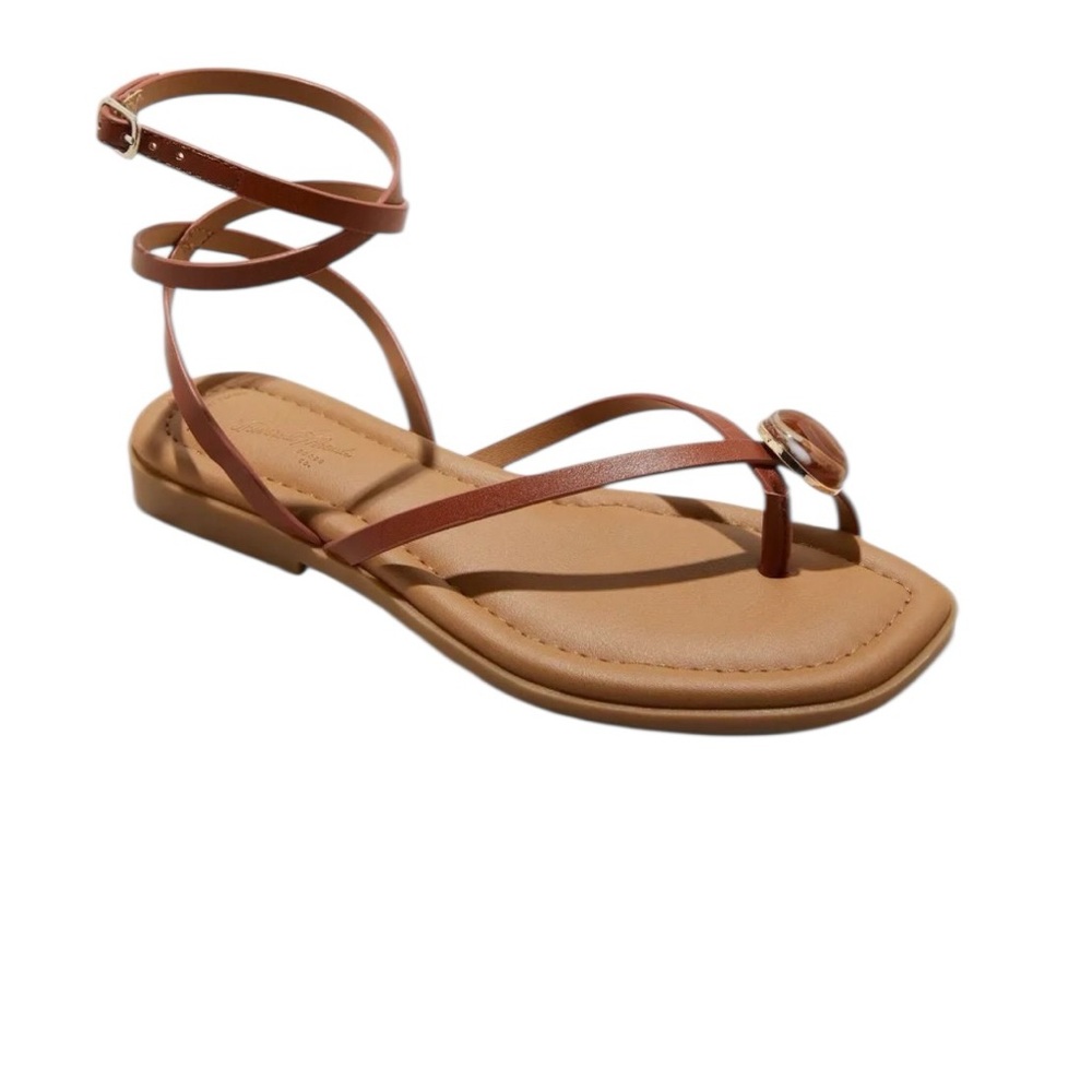 a new day Tan Strappy Sandals - Picture 3 of 6